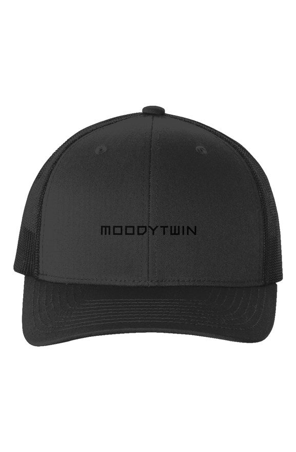 Signature Retro Trucker (Black on Black)