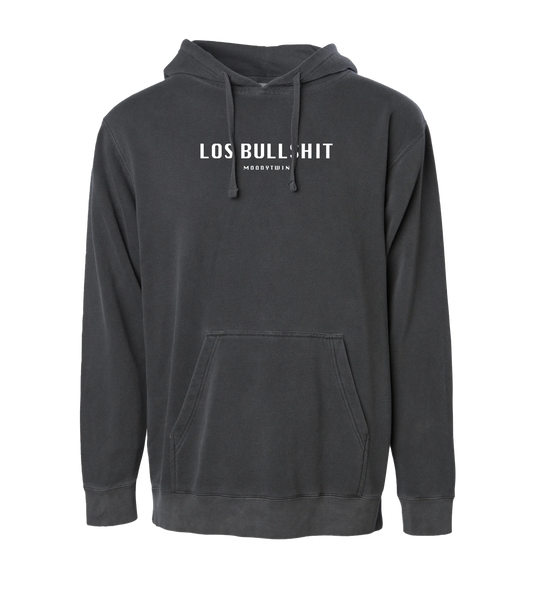 Los Bullshit Pigment Hoodie (Washed Black)