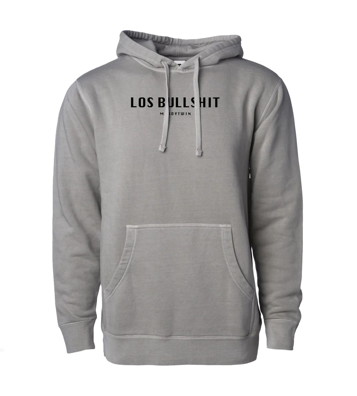 Los Bullshit Pigment Hoodie (Cement)