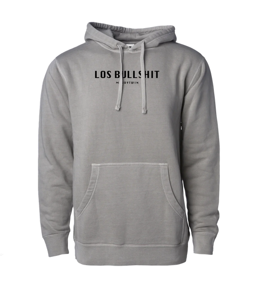 Los Bullshit Pigment Hoodie (Cement)