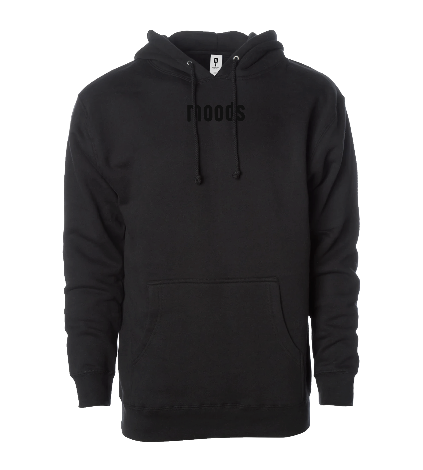 Moods Embroidered Hoodie (Black)