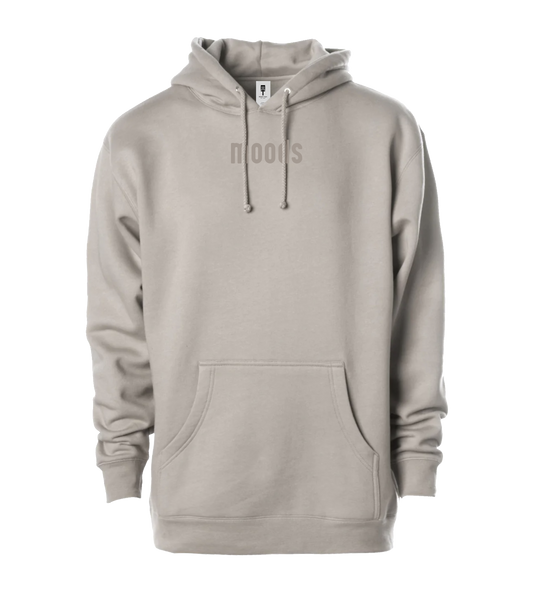 Moods Embroidered Hoodie (Cement)