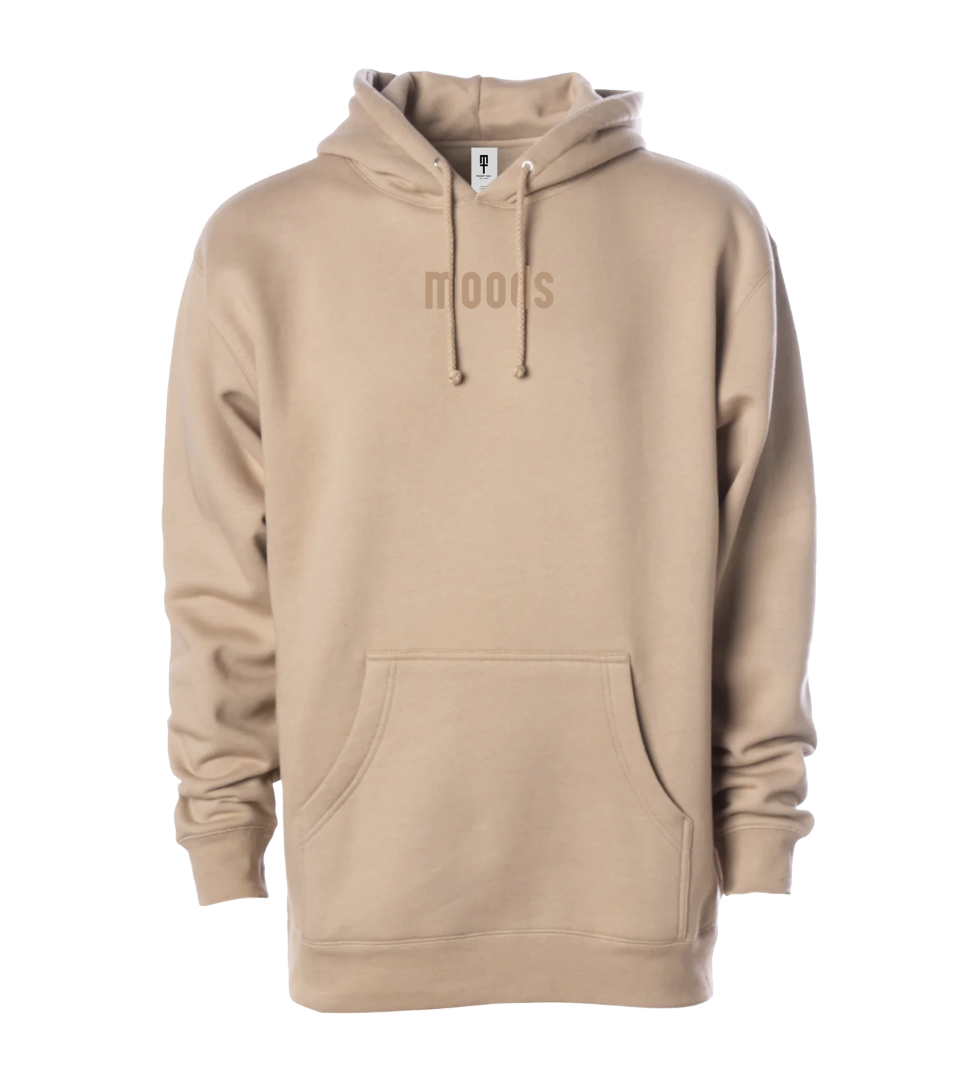 Moods Embroidered Hoodie (Sandstone)