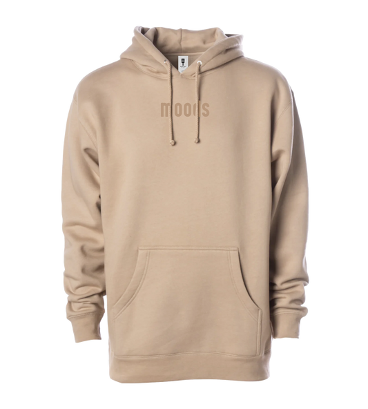 Moods Embroidered Hoodie (Sandstone)