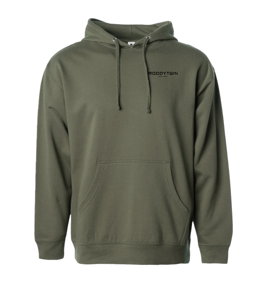 Signature Embroidered Hoodie (Army)
