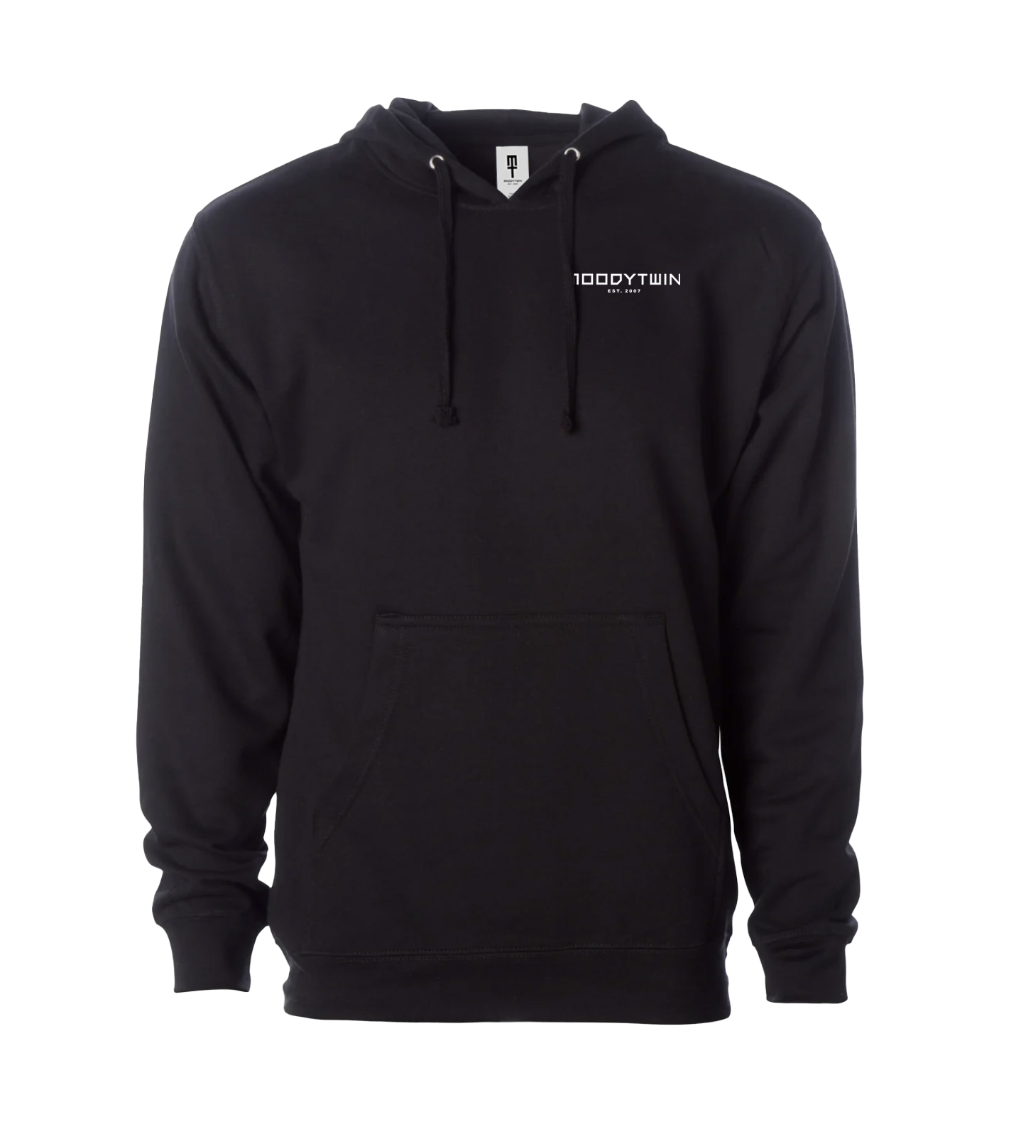 Signature Embroidered Hoodie (Black)