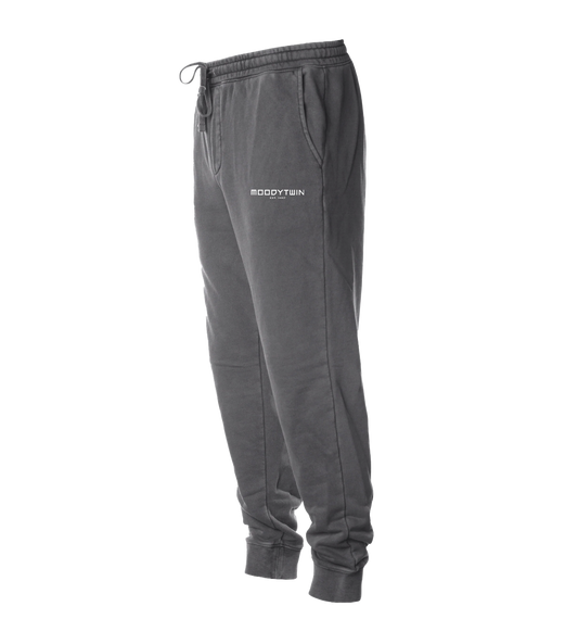 Signature Pigment Fleece Joggers (Washed Black)
