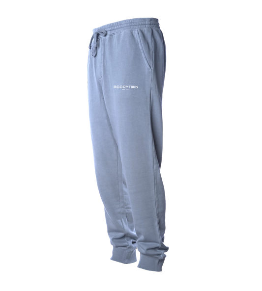 Signature Pigment Fleece Joggers (Slate Blue)