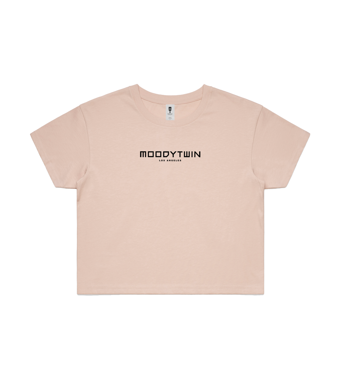 Signature Street Crop T-shirt (Pale Pink)