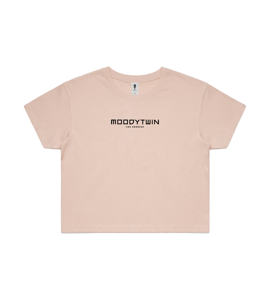 Signature Street Crop T-shirt (Pale Pink)