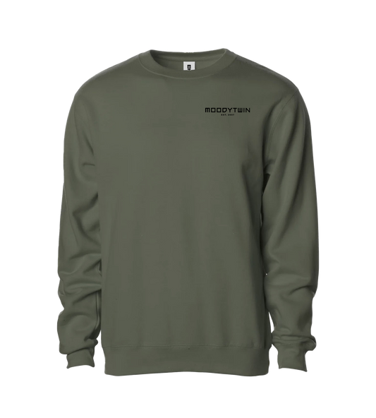 Signature Embroidered Sweatshirt (Army)