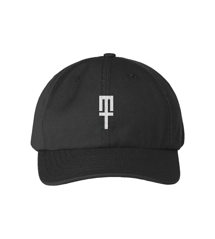 Logo Premium Cap (White on Black)