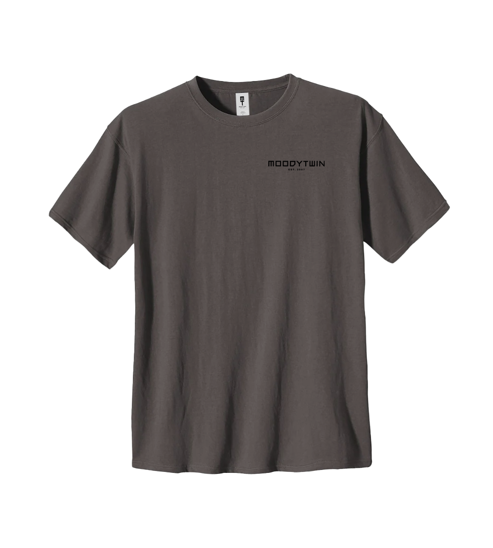 Signature Embroidered T-Shirt (Charcoal)