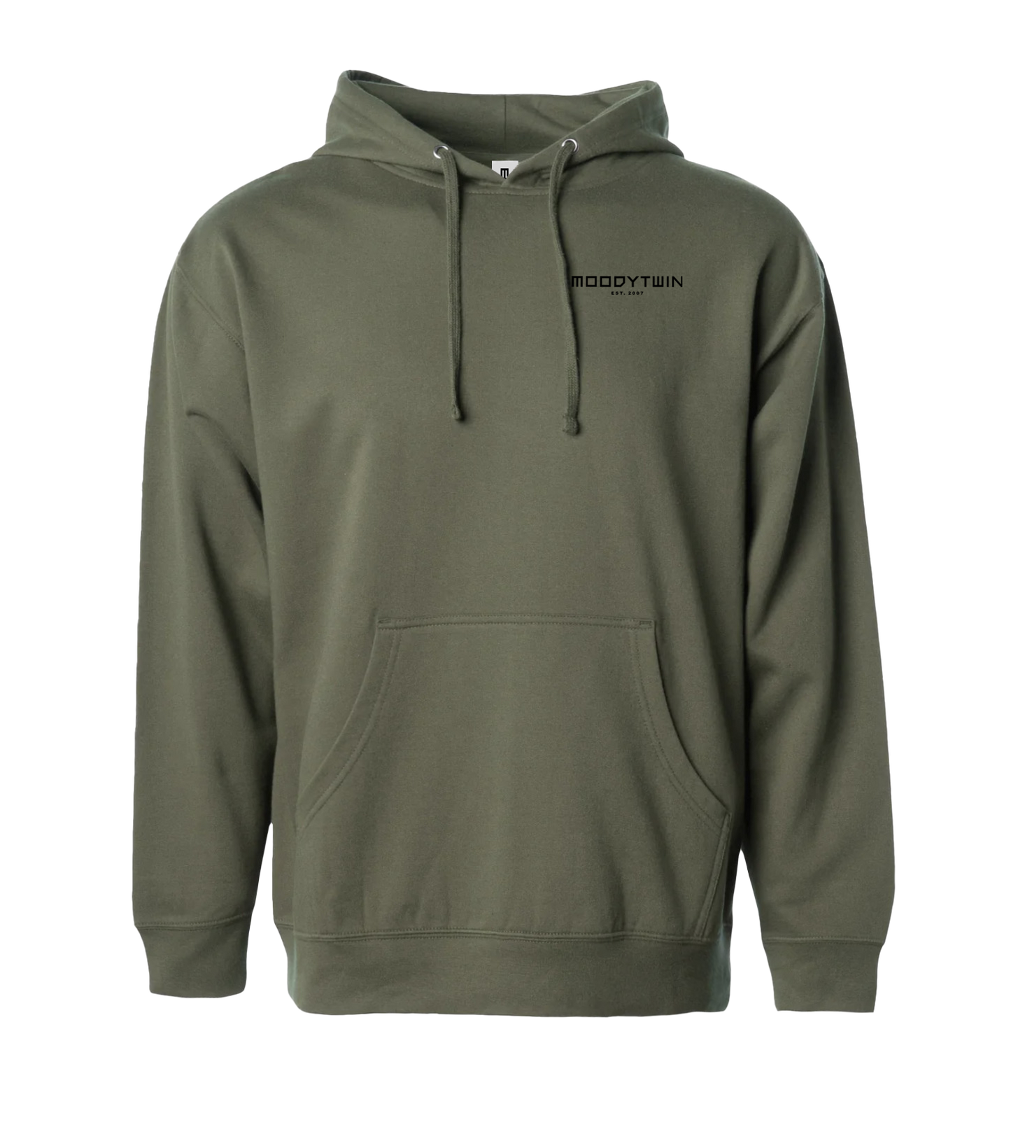 Signature Embroidered Hoodie (Army)