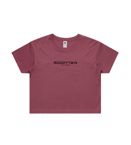 Signature Street Crop T-shirt (Berry)