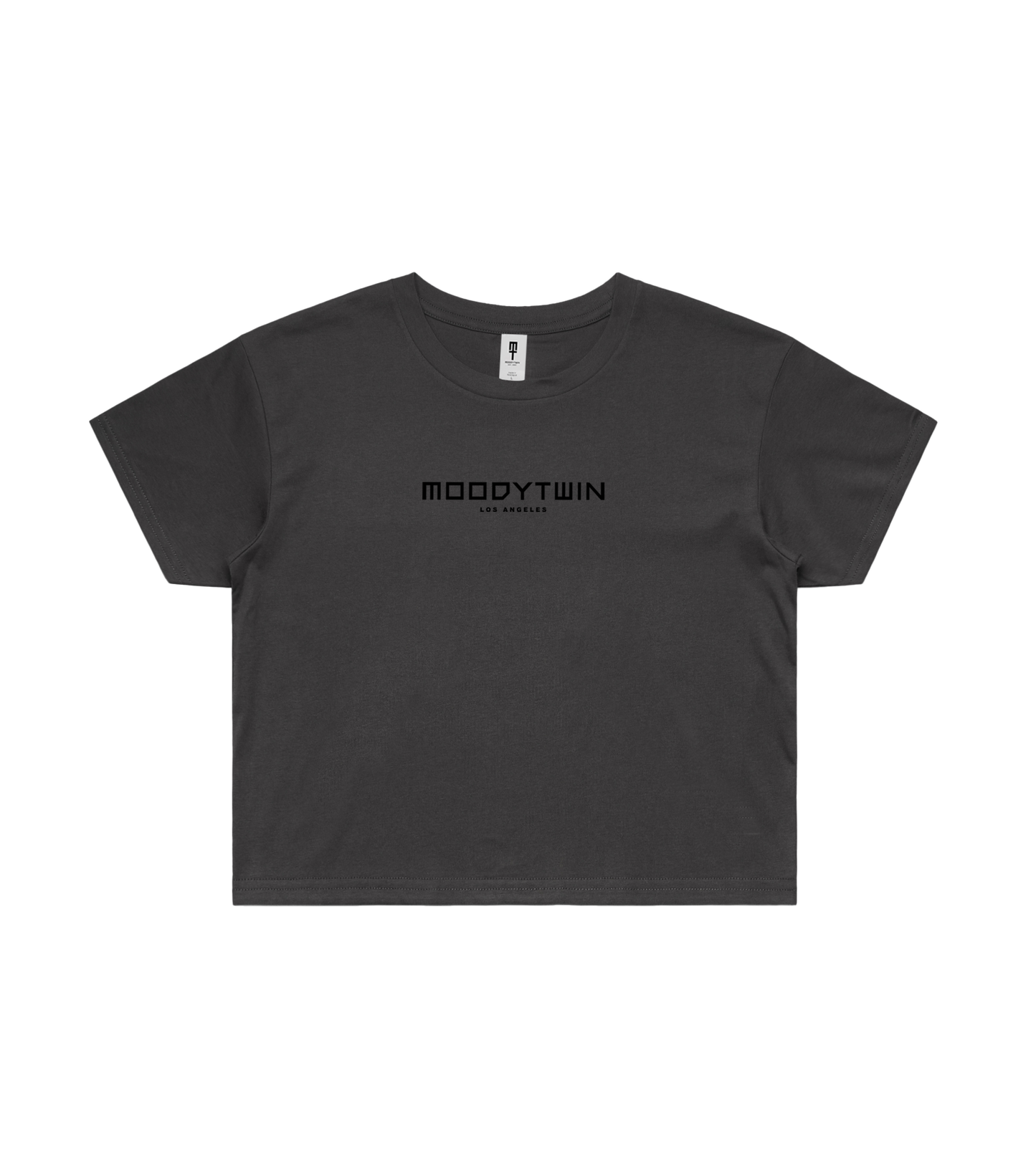 Signature Street Crop T-shirt (Coal)