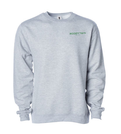 Signature Embroidered Sweatshirt (Grey/Green)