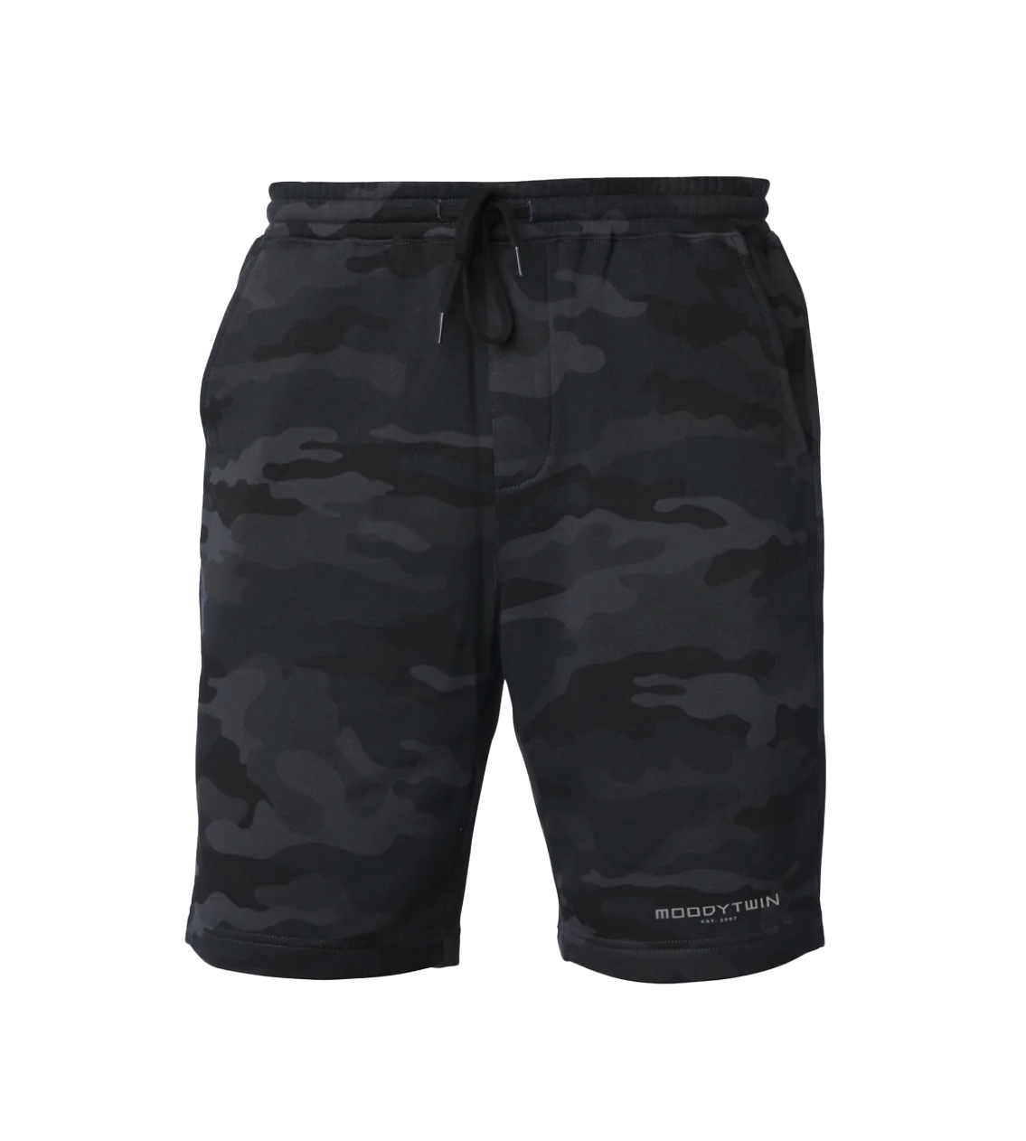 Signature Fleece Shorts (Black Camo)